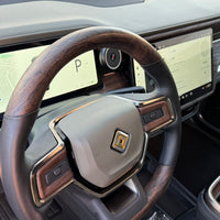 Rivian R1S / R1T Wood Heated Steering Wheel (Dark Ash Wood or Warm Ash Wood) - $1300 Plus Core Charge