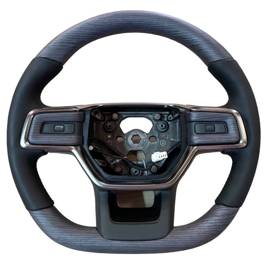 Rivian R1S / R1T Wood Heated Steering Wheel (Dark Ash Wood or Warm Ash Wood) - $1300 Plus Core Charge