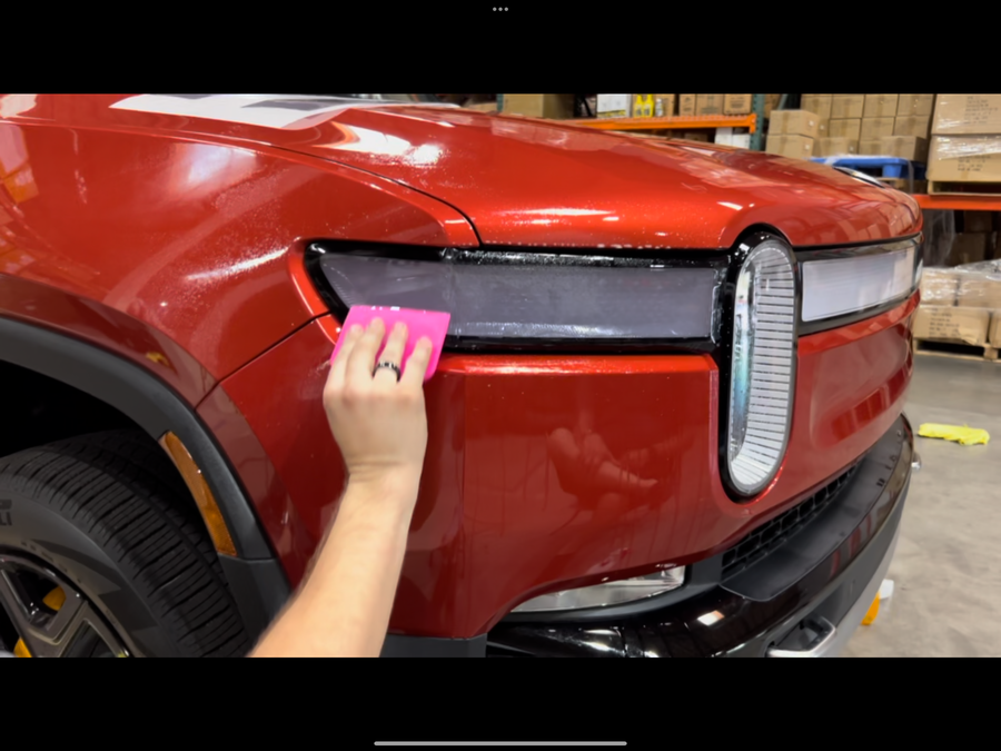 Rivian R1T/R1S Headlight Protection Film - Clear or Smoked