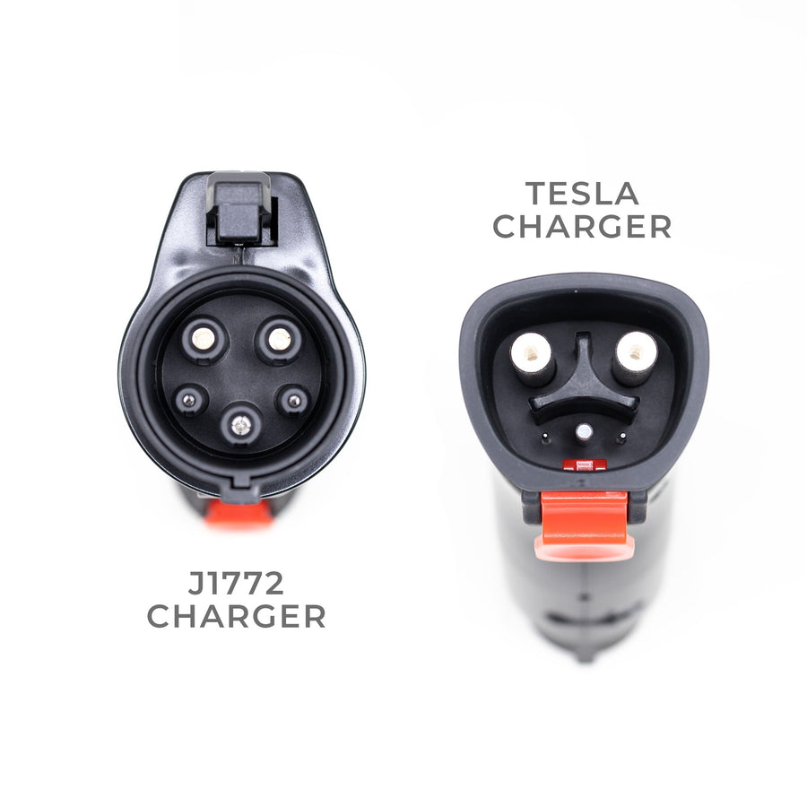Rivian Tesla Charging Cable Adapter (Tesla to J1772 Standard) Short Ha –  RPM Rivian